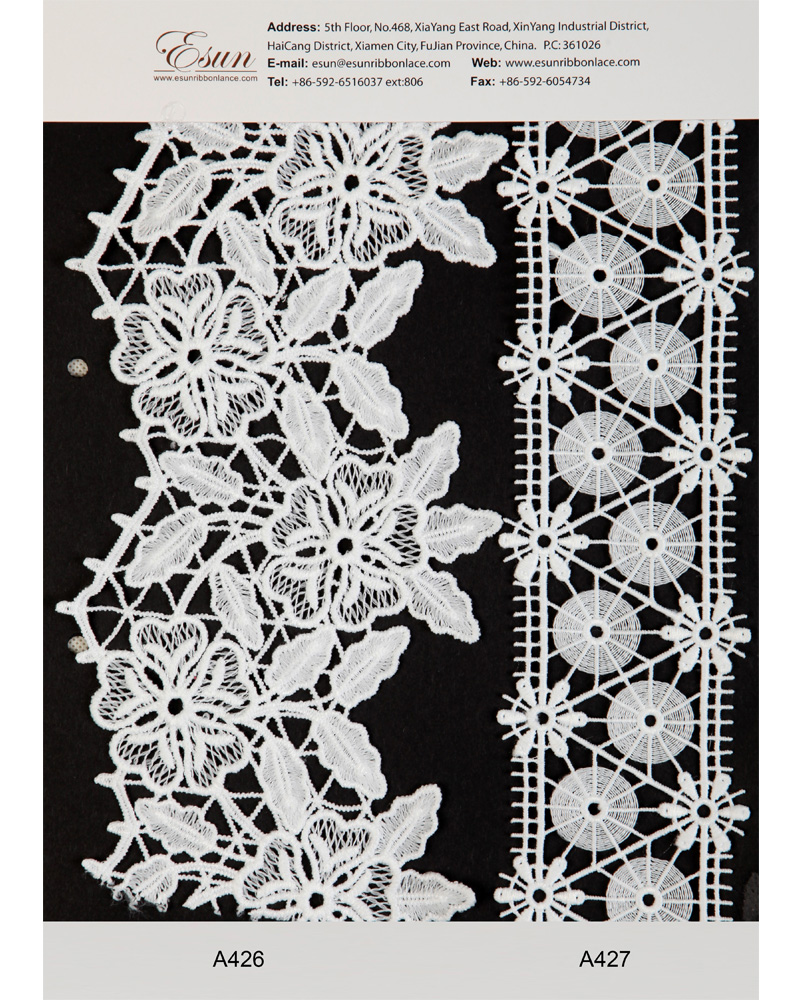 Silky Polyester Venice Lace 426-435